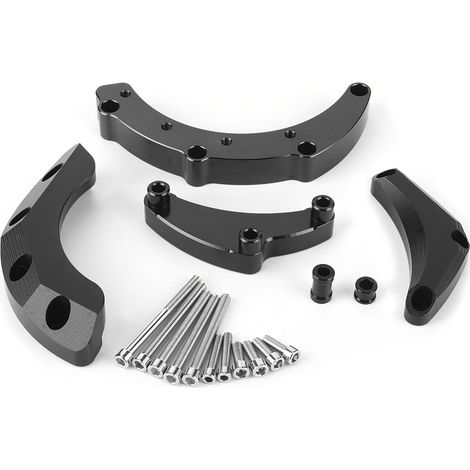 Motorrad-motorschutzbügel, Rahmenschleifer, Motorgehäuseschutz Passend Für Yamaha Mt-09, Fj-09, Xsr900, Schwarz