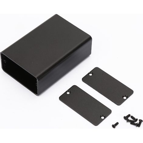 Schwarzes Instrumentengehäuse Für Leiterplatten, Geteiltes Gehäuse Für Elektronische Produkte