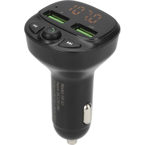 Bluetooth-fm-transmitter Fürs Auto, Zwei Usb-anschlüsse, Audioadapter, Freisprecheinrichtung, Mp3-player