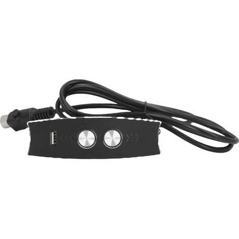 Elektrischer Relaxsessel Mit Steuerung, Usb-ladefunktion, Led-hintergrundbeleuchtung, 5-poligem Anschluss Und Manuellem Schalter Für Sofa Und Aufstehsessel, Schwarz