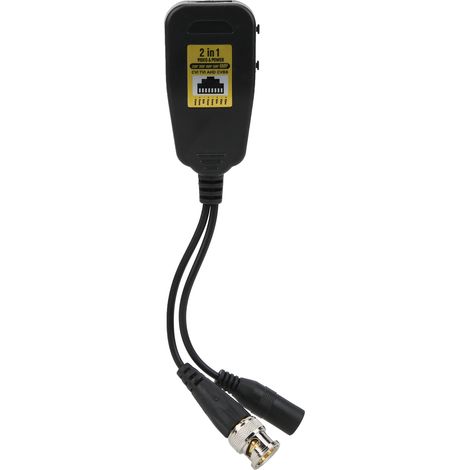 Stück Hd-video-transmitter Mit Blitzschutz Und Power-balun Rj45 2in1hdcvi/tvi/ahd/cvbs 2 8mp