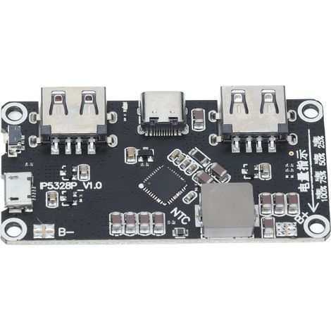 Schnelllademodul Für Akkus, 3,7 V Bis 5 V, 9 V, 12 V, Hauptplatineninstallation, Schutzart Ip5328p