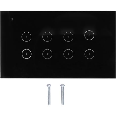 Intelligenter 8-fach-schalter, Berührungsempfindliche Wlan-wandfernbedienung Für Wohnungen, 95–250 V/ac
