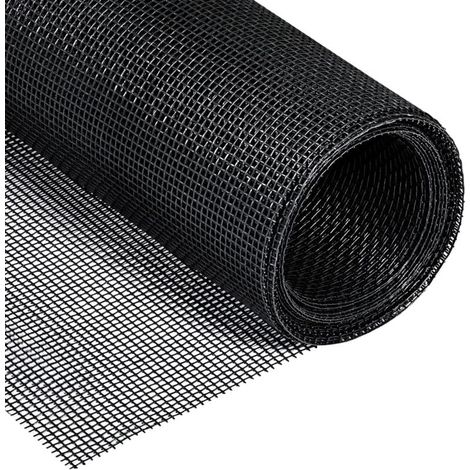 Fenster-moskitonetz 122 Cm X 252 Cm, Zuschneidbar, Insekten- Und Mückenschutz – Schwarz