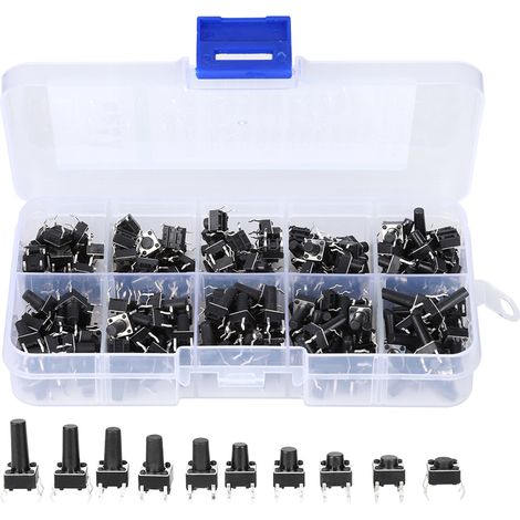 Berührungsschalter-set, 200 Stück, Industriezubehör, Hardware-teile, 10-w-klickschalter, 200 Stück