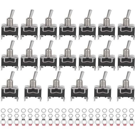 20 Stück Berm Led-licht-wippschalter Ein/aus 2 Geschwindigkeiten 2 Pins 15a 250vac Bem1021