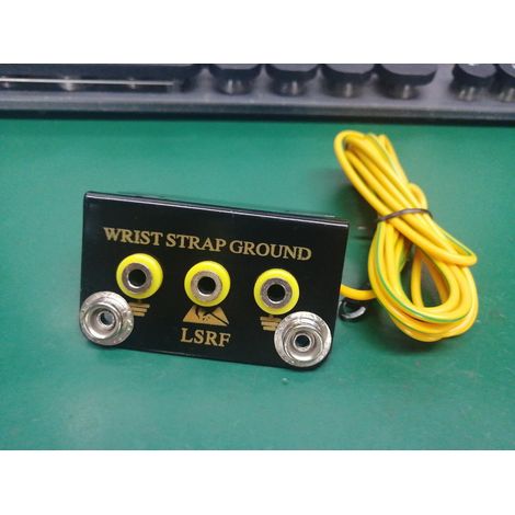 L-förmiger Antistatischer Ringstecker Mit Erdungsanschlusskabel Zur Erdung Des Esd-armbands