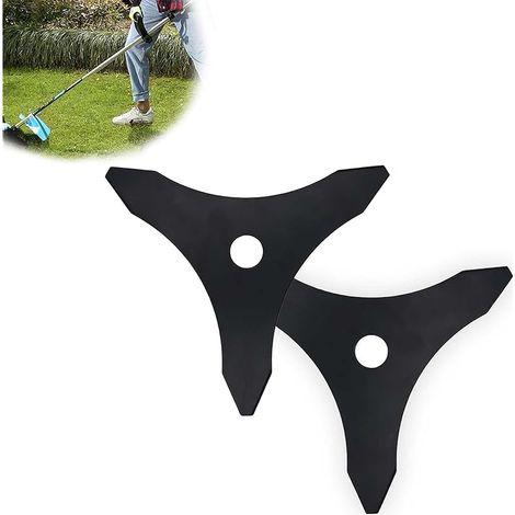 Freischneiderblatt, 2-teilige Freischneiderscheibe, Dreizahn-benzin-freischneiderblatt, 25,4 Mm Lochdurchmesser, Für Rasenflächen, Gärten Und Terrassen