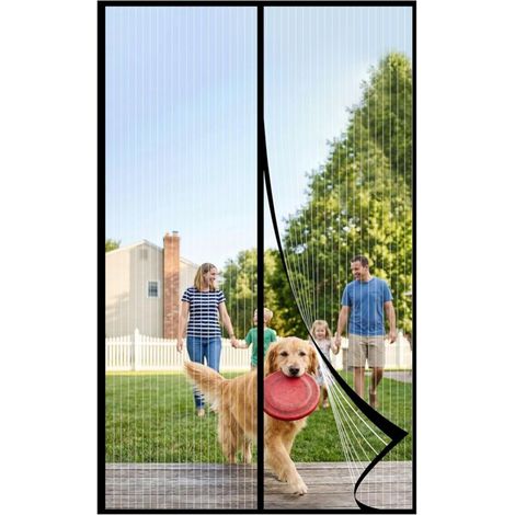 Magnetisches Moskitonetz Für Türen Oder Fenster, Maße 120 X 220 Cm, Fliegen- Und Mückenschutz, Insektenschutzgitter Für Türen Und Fenster