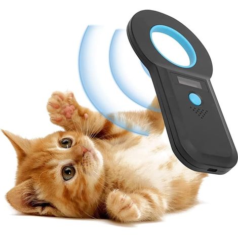Haustier-mikrochip-scanner, Elektronischer Haustierchip-leser (134,2 Khz) Mit Oled-display, Unterstützt Rfid-lesegeräte Gemäß Iso 11784/11785, Fdx-b