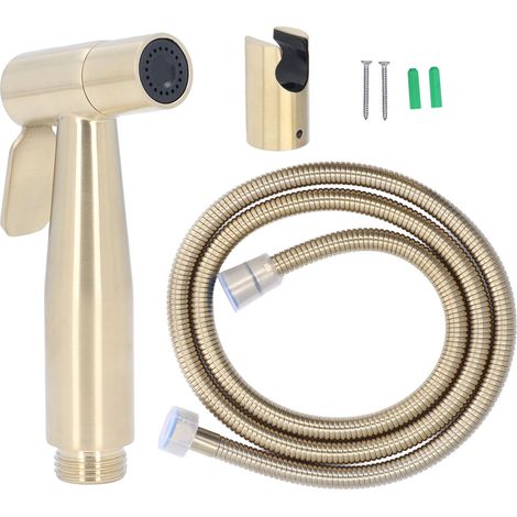 Edelstahl-bidet/pulper/rudergerät G1/2, Einstellbarer Wasserdruck, Tragbar, Sparsam, Einfache Installation, Publodergold
