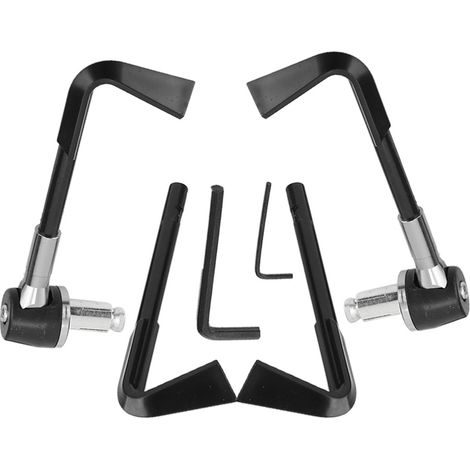 Cnc-gefräste Motorrad-lenkerschützer, Bremshebelschützer, Motorrad-lenkerschützer (silber)