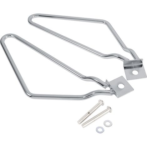Motorrad-satteltaschen-befestigungswinkel, Silber, Für Xl883/1200 Hd1450/1584