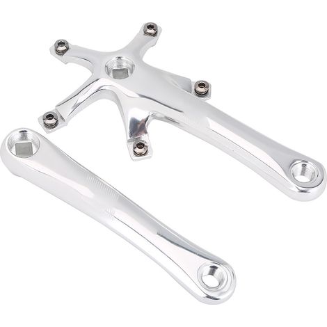 Paar 170-mm-kurbelgarnitur-reparaturteile Aus Aluminium Für Mountainbikes/rennräder (silber)