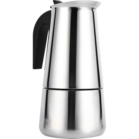 Espressokanne Aus Edelstahl, Perkolator-kaffeebereiter Für Den Herd, Geeignet Für Zuhause Und Büro (450 Ml)