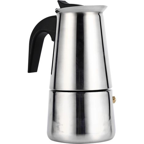 Espressokanne Aus Edelstahl, Perkolator-kaffeebereiter Für Den Herd, Geeignet Für Zuhause Und Büro (200 Ml)