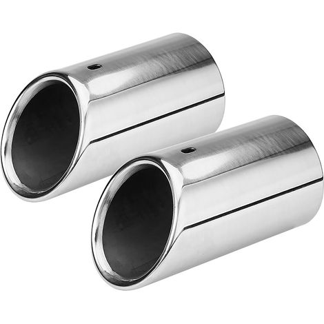 Paar Edelstahl-auspuffschalldämpfer Für A4 B8 2009-2012
