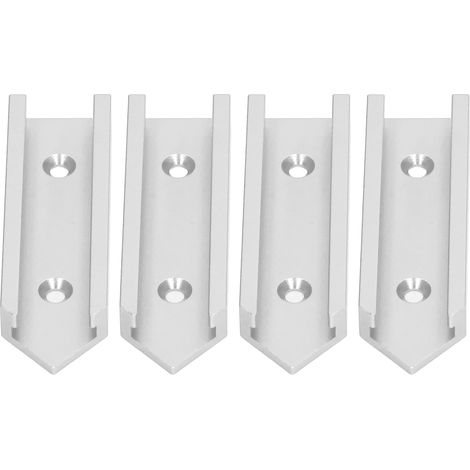 T-nut-verbinder Aus Aluminiumlegierung, 100 Mm Lang, 30 Mm Breit, Universell Für Holzbearbeitung, Silberfarben, 4 Stück