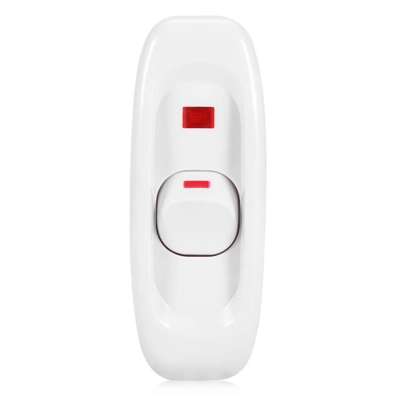 250 V Ac, 10 A Inline-ein/ausschalter Für Tischlampen Mit Weißer Led-anzeige