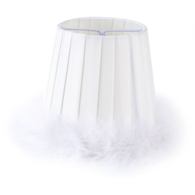 Federlampenschirm, Eleganter, Leichter Vintage-federlampenschirm, Led-nachtlicht, Sanftes Licht, Romantische Atmosphäre Für Schlafzimmer, Kinderzimmer, Hochzeit, Geburtstag, Hochzeitssaal