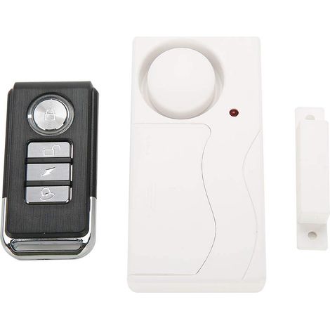 Set Mit Magnetischen Tür- Und Fenstersensorkontakten. Drahtloser Sensorschalter Mit Fernbedienung Für Den Heimgebrauch.