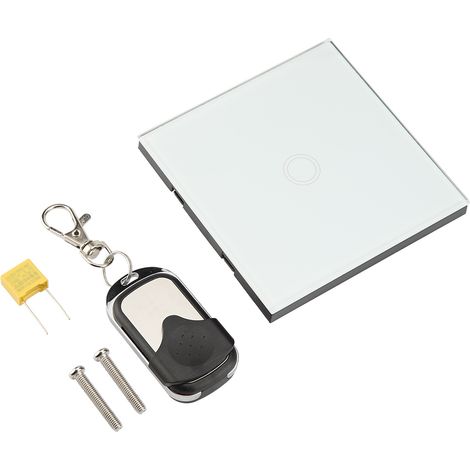 Einseitig Verwendbare Sicherheitsglasscheibe, Intelligenter Touch-schalter Mit Drahtloser Fernbedienung (weiß)