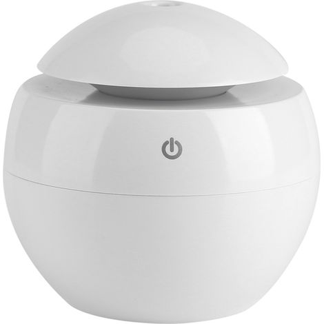 Usb-luftbefeuchter Mit Led-touch-anzeige, Ultraschall-aroma-funktion, Luftreiniger Und Öldiffusor (weiß)