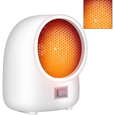 Tragbares Heizgerät Aus Abs/pps Mit Konstanter Temperatur, Überhitzungsschutz Und Ansprechendem Design Für Den Bürogebrauch. (eu-stecker 220 V)