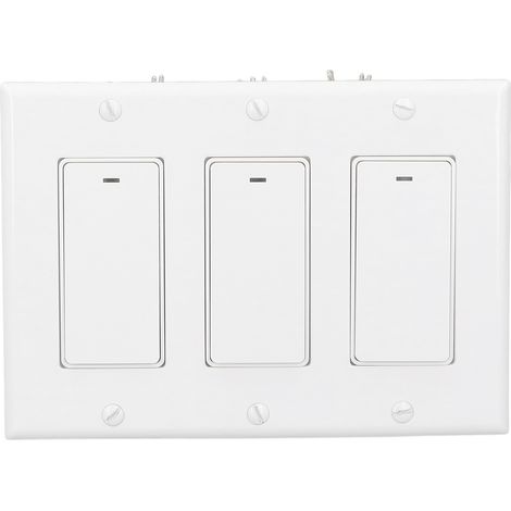 Intelligenter Wlan-wandschalter, Fernsteuerung Per Sprachausgabe, Einpolig, 3-fach, Ac 100–240 V