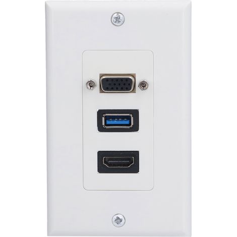 5-gbit/s-audio-video-wandanschluss, Integrierte Installation, Multimedia-anschluss-verbundplatte