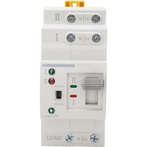 Automatischer Umschalter Für Zwei Stromversorgungen (2p 63a), Stromkreisumschaltung Für Generatoren