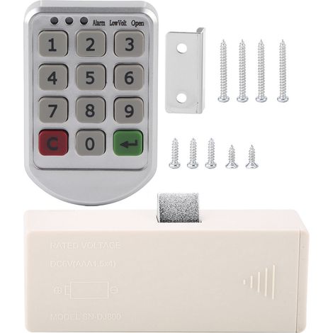 Digitales Schrankschloss, Elektronisches Schloss, Abs-kunststoffplatte, Passwort, Tastatur Für Tür