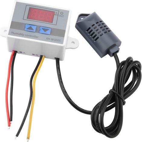Digitaler Hygrometer-schaltregler Xh-w3005, Feuchtigkeitssensor 0–99 % Rf, 220 V