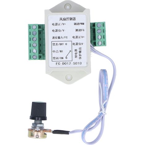 12v 4-draht-pwm-lüftersteuerung, Motorblockierschutz, Drehzahlregler Mit Erkennung Cd012s010