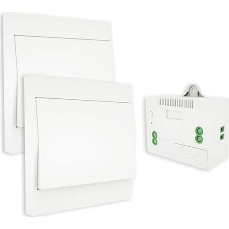 Kabelloser, Batterieloser, Ferngesteuerter Wandschalter, Wechselschalter, Autark, Keine Verkabelung Erforderlich, Sender Für Wandpanel (wechselschalter-set), Wasserdicht Für Den Innen- Und Außenbereic