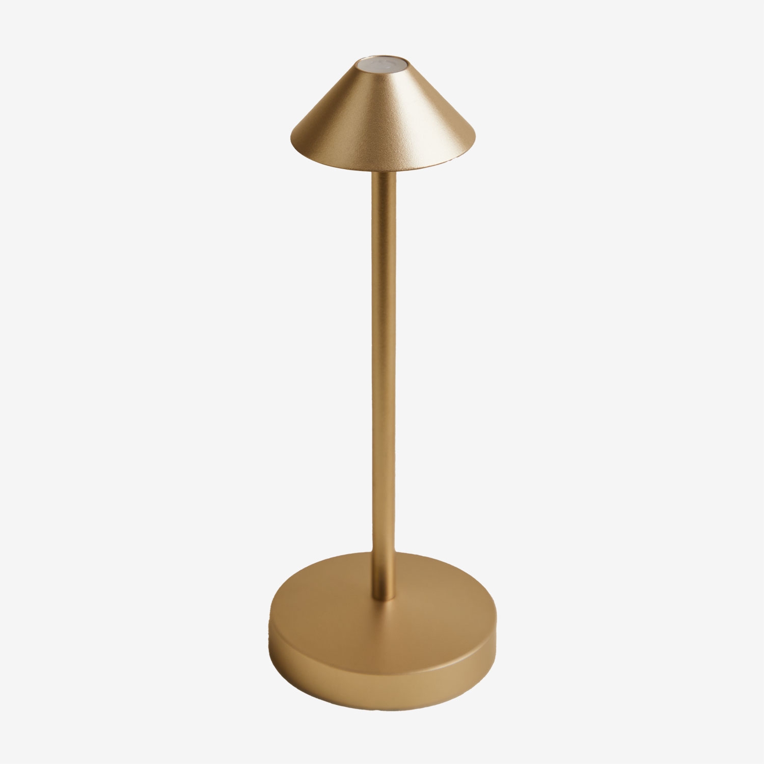 Sklum Kabellose Led-tischlampe Aus Eisen Emilija Vergoldet