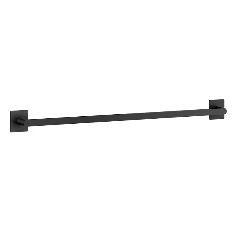 Smedbo Cube Handtuchstange. Schwarz. Selbstklebend. Bb4464