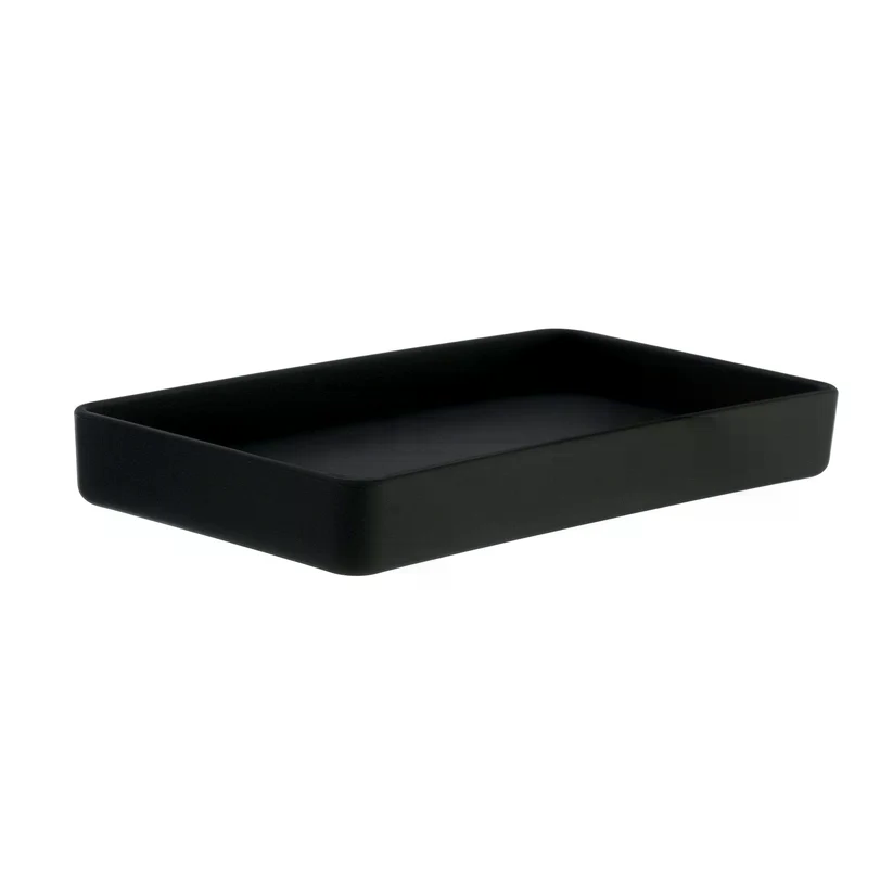 Smedbo Seifenschale. Freistehend. Schwarz Kunststoff. Bb580
