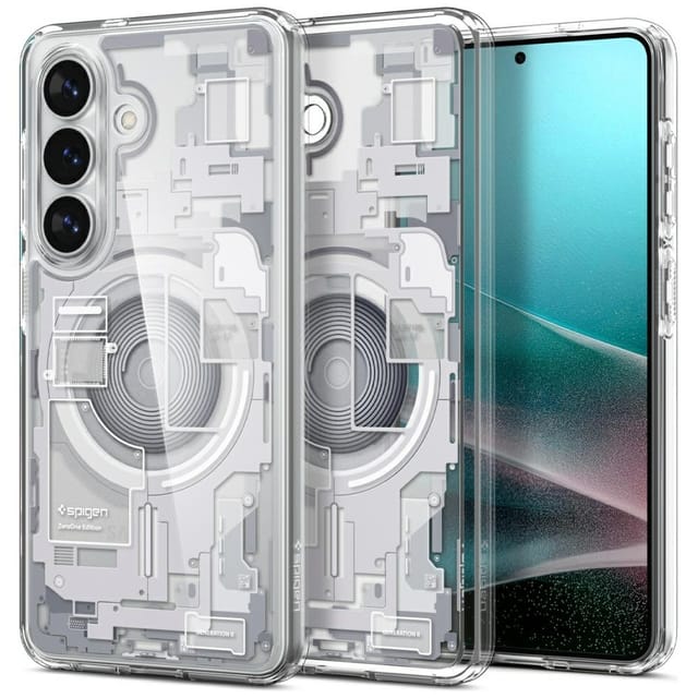 Spigen Ultra Hybrid Mag Magsafe Hülle Für Samsung Galaxy S26 Zero One Weiß