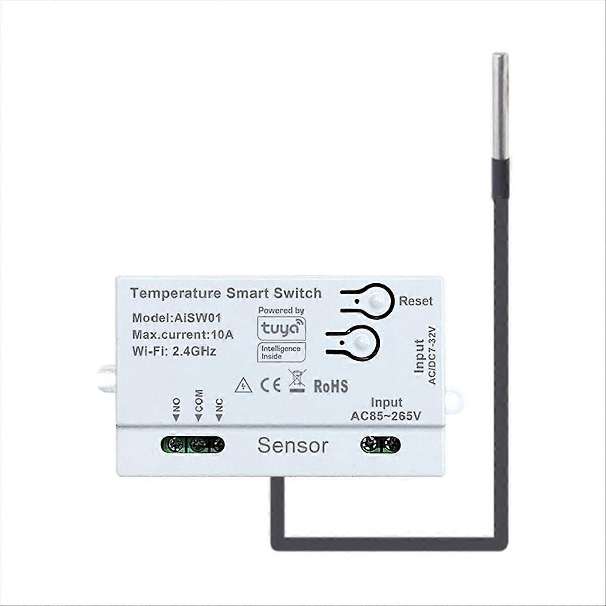 Tuya 2,4-ghz-wlan-temperatursensor Mit 2-m-temperaturfühler