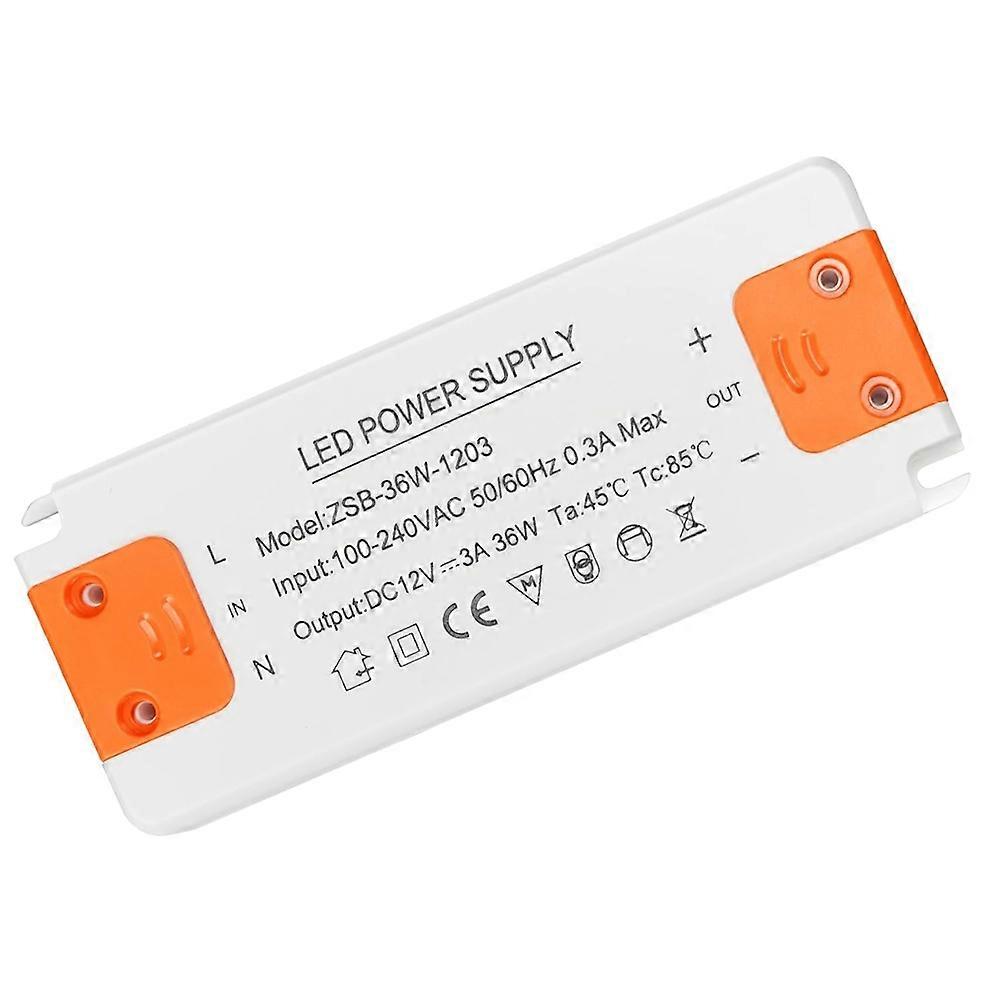 12v-led-transformator, 230v-auf-12v-netzteil, 36w 3a-led-treibertransformator, Niederspannungstransformator Für Leds