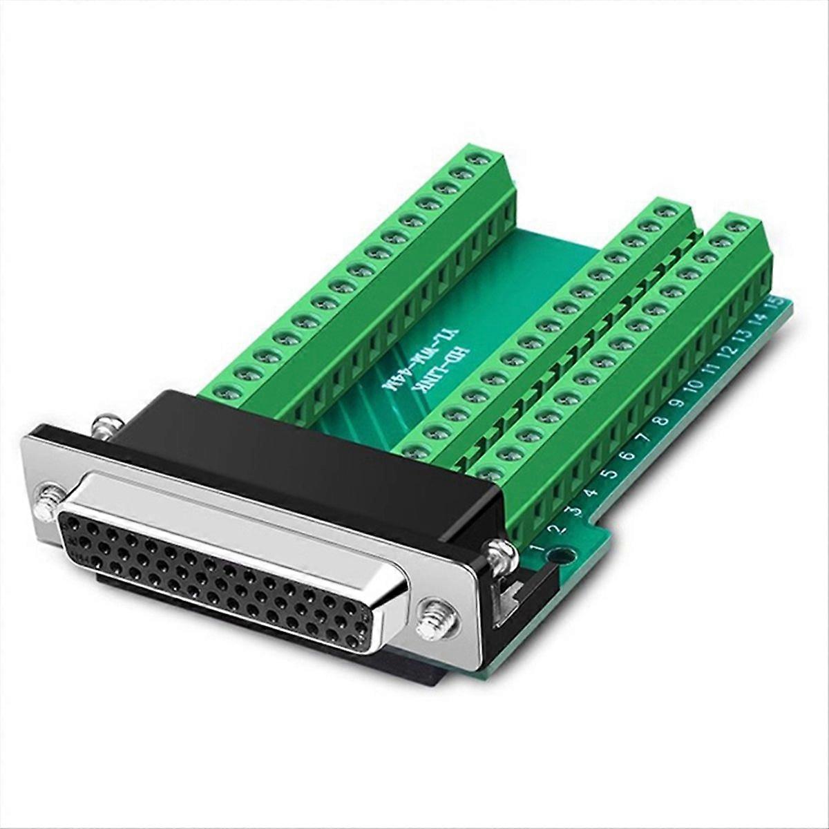 Hdb44 Industrieller 3-reihiger D-sub 44-poliger Lötfreier Buchsenstecker Mit P-löchern, Breakout-board-adapter, A