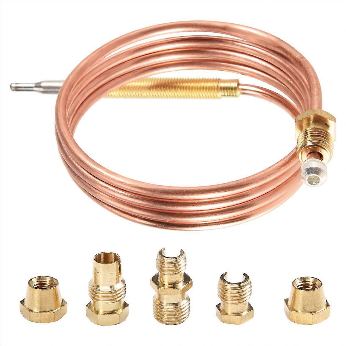 Universelles Thermoelement-set Für 900-mm-gasherde, M6 X 0,75, Mit Schlitzmuttern