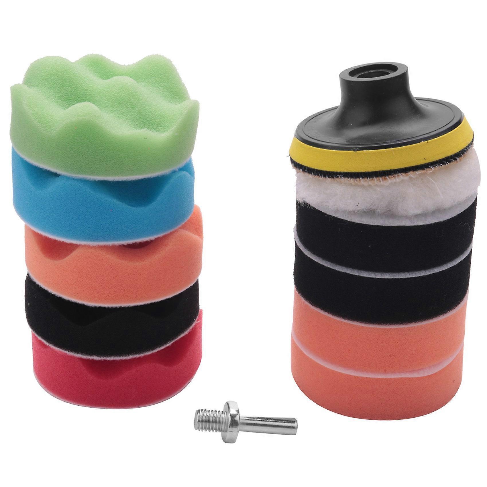 Set Mit 11 Gewellten Polierpads (7,6 Cm / 3 Zoll) Für Autopoliermaschinen