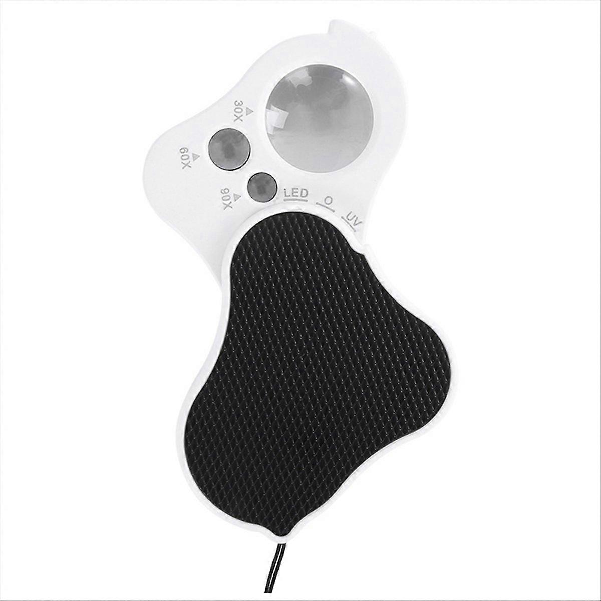 Beleuchtete Schmucklupe 30x, 60x, 90x Mit Uv-led
