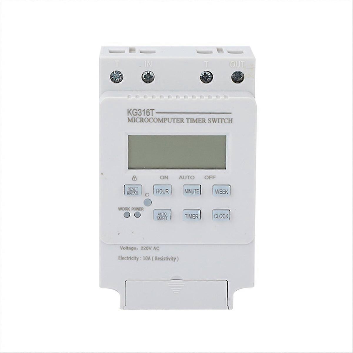 Kg316t 220v 12v 24v Mikroprozessor-zeitschalter Für Werbestraßenbeleuchtung Und Vollautomatischen Zyklus-sauerstoffgenerator