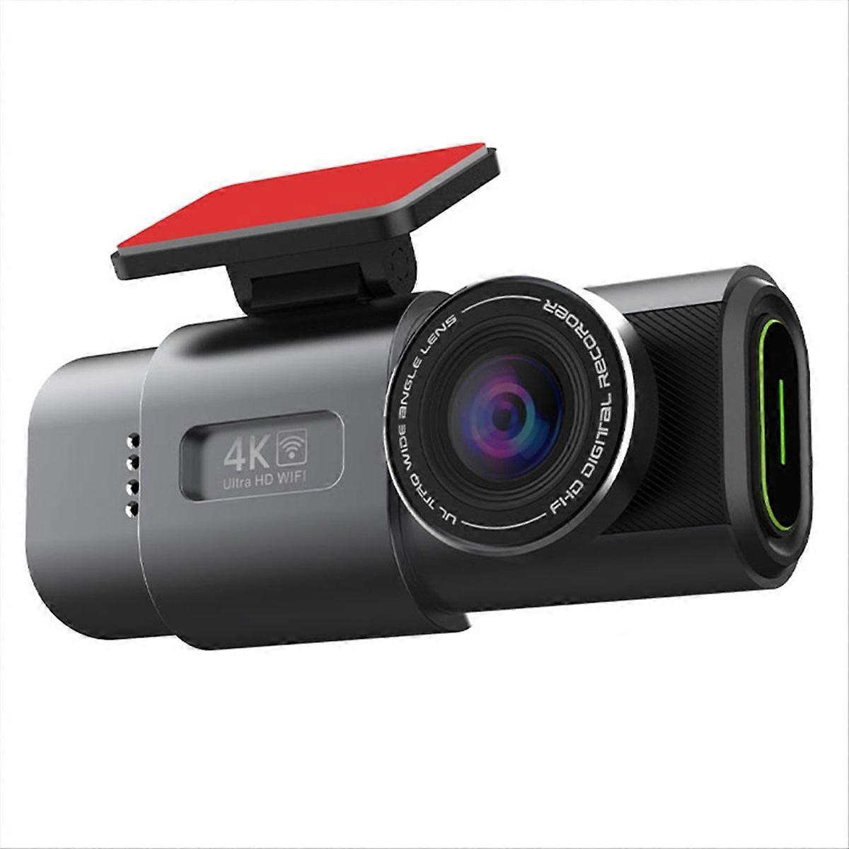 4k-uhd-dashcam Mit Dvr-videoaufzeichnung, Nachtsicht, Integriertem Wlan, Dual-objektiv, Gps Und 24/7-parkaufzeichnung