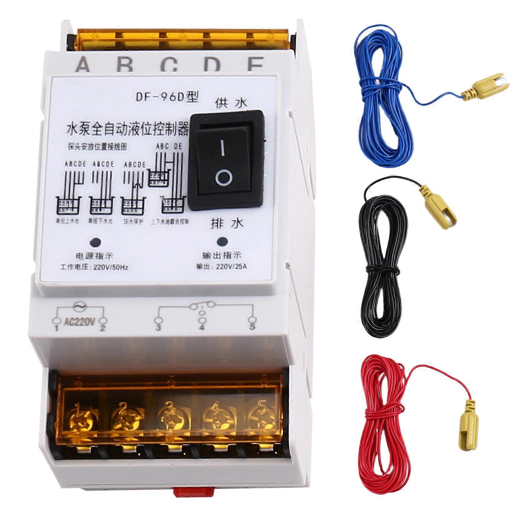 Automatischer Wasserstandsregler 25a 220v, Flüssigkeitsstandsensor Für Wassertank, Wasserpumpensteuerung A