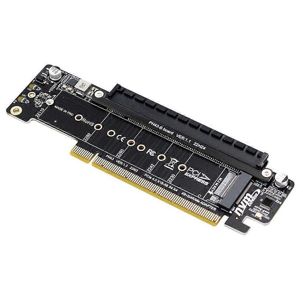 Pcie 4.0 Split-erweiterungskarte, Pcie X16 Zu M.2 Nvme Adapterkarte