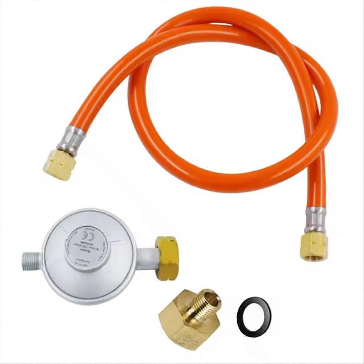 Gasregler, Zubehör, 1/2-zoll-adapter, Ersatzteil, Metallschlaucharmaturen, Anschlussstück, 1,5 M Schlauch Für Heizgeräte Und Steaköfen